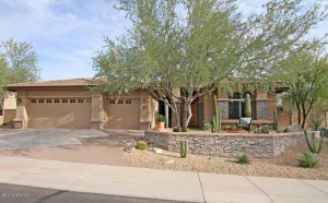Front of Armonico home McDowell Mountain Ranch